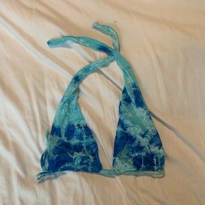 Frankie’s Bikinis Velvet Halter Top